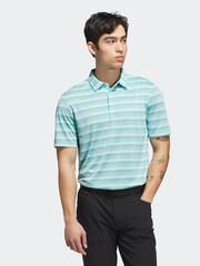 أخضر نعناعي - قميص بولو خطوط لونين من Adidas Golf - صورة 3 من 6