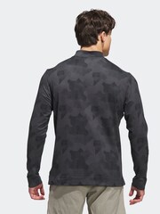 adidas Golf Go To Printed Quarter Zip Sweatshirt - Image 2 of 6