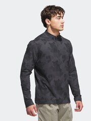 adidas Golf Go To Printed Quarter Zip Sweatshirt - Image 3 of 6