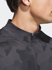 adidas Golf Go To Printed Quarter Zip Sweatshirt - Image 4 of 6