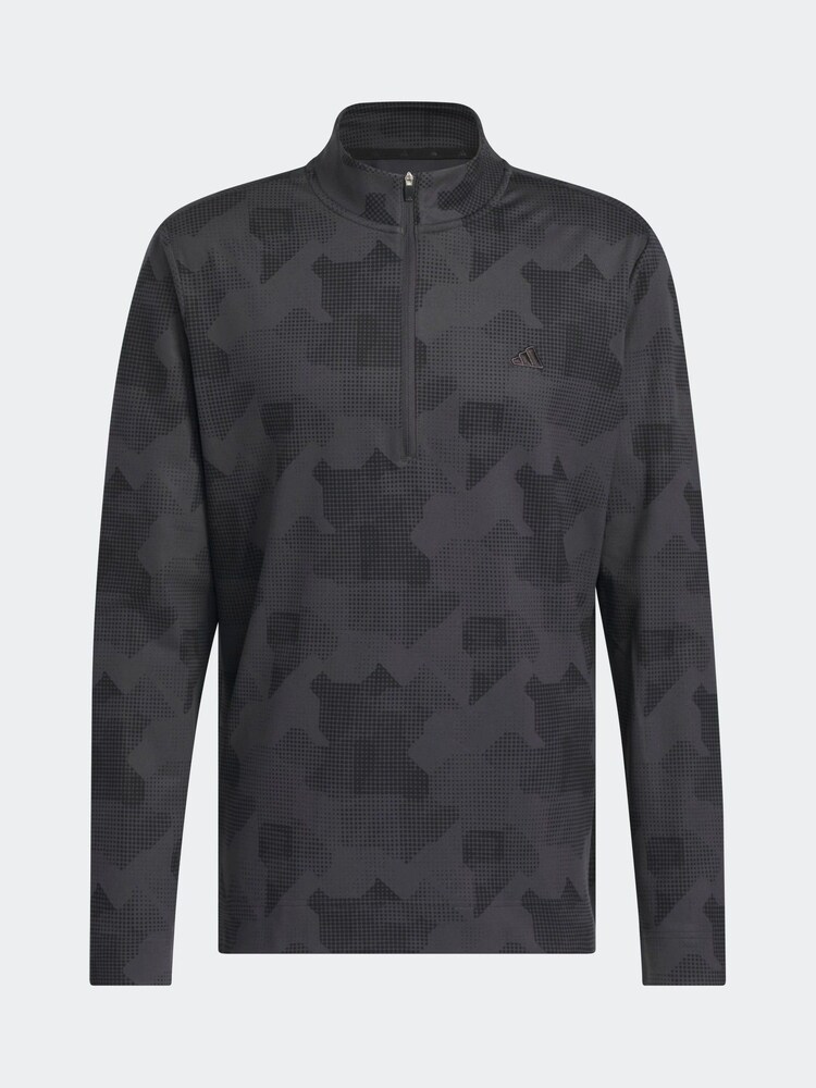 adidas Golf Go To Printed Quarter Zip Sweatshirt - Image 6 of 6