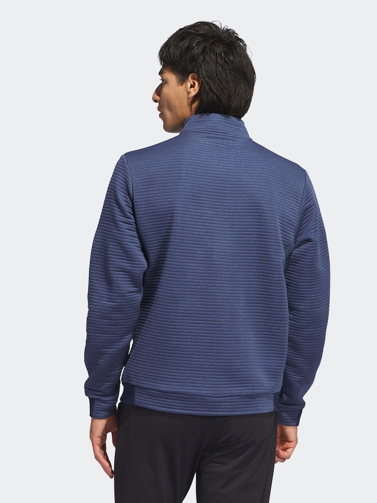 adidas Golf Ultimate365 Dwr Textured Quarter Zip Sweatshirt - Image 2 of 6