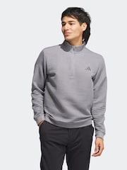 adidas Golf Ultimate365 Dwr Textured Quarter Zip Sweatshirt - Image 1 of 6