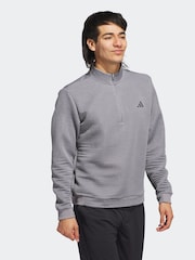 adidas Golf Ultimate365 Dwr Textured Quarter Zip Sweatshirt - Image 3 of 6