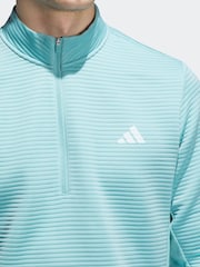 adidas Golf Ultimate365 Dwr Textured Quarter Zip Sweatshirt - Image 4 of 6