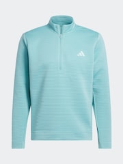 adidas Golf Ultimate365 Dwr Textured Quarter Zip Sweatshirt - Image 6 of 6