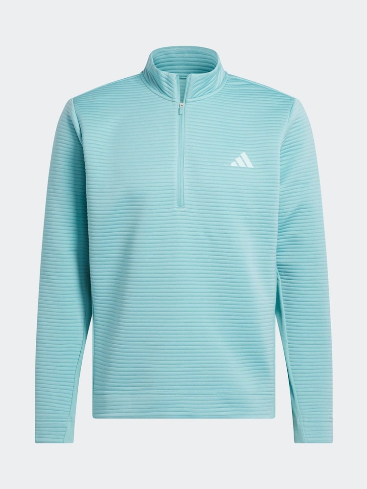 adidas Golf Ultimate365 Dwr Textured Quarter Zip Sweatshirt - Image 6 of 6