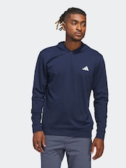 adidas Golf Navy Ultimate365 Elevated Hoodie - Image 1 of 6