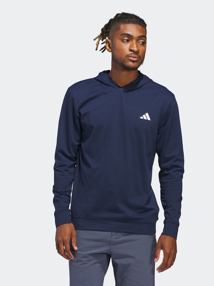 adidas Golf Navy Ultimate365 Elevated Hoodie - Image 1 of 6