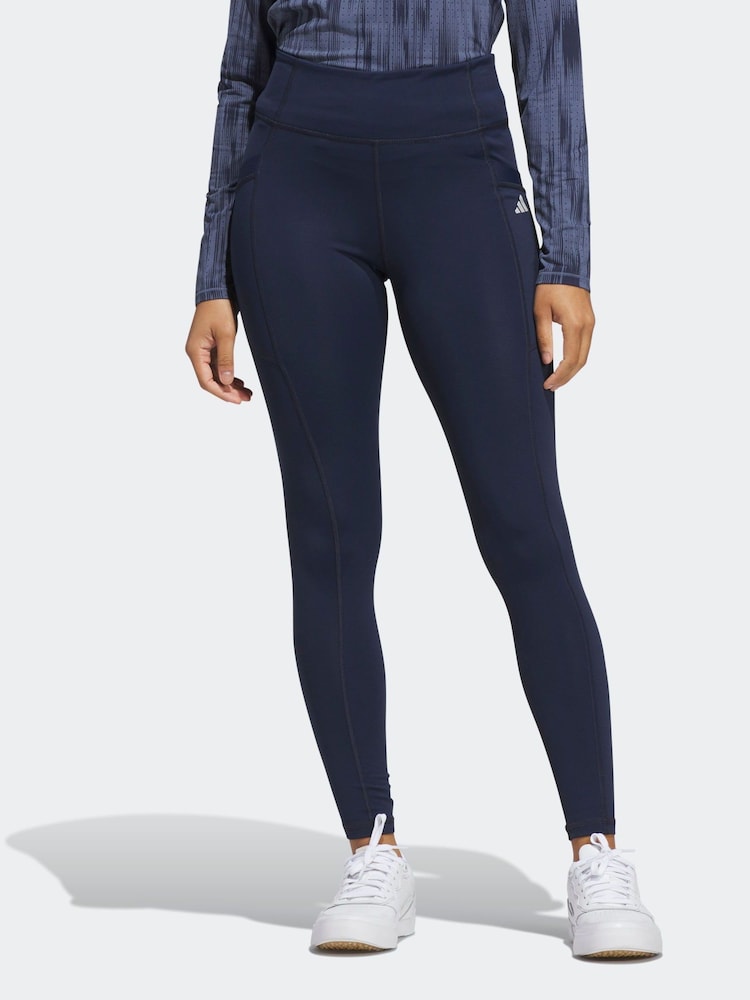 adidas Golf Navy Ultimate365 Cold.rdy Leggings - Image 1 of 6 adidas Golf Navy Ultimate365 Cold.rdy Leggings - Image 1 of 6