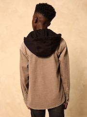 Stone Corduroy Hooded Overshirt (3-16yrs) - Image 2 of 8