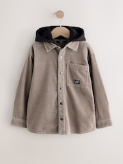 Stone Corduroy Hooded Overshirt (3-16yrs) - Image 5 of 8