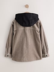 Stone Corduroy Hooded Overshirt (3-16yrs) - Image 6 of 8