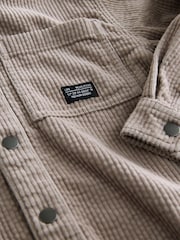 Stone Corduroy Hooded Overshirt (3-16yrs) - Image 7 of 8