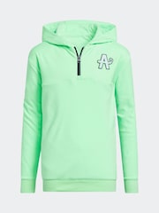 adidas Golf Lime Green Kids Lime Performance Winter Hoodie - Image 1 of 5