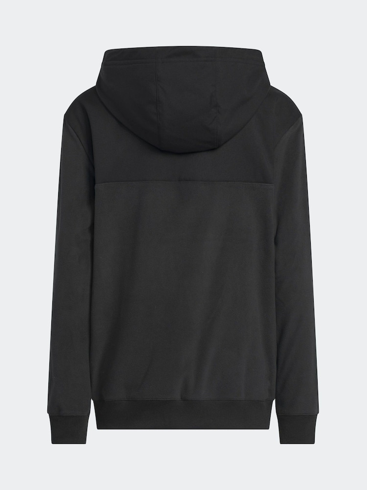 adidas Golf Kids Performance Winter Black Hoodie - Image 2 of 5