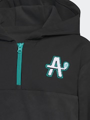 adidas Golf Kids Performance Winter Black Hoodie - Image 3 of 5