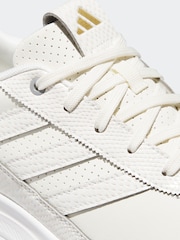adidas Golf S2G 25 Leather Spikeless White and Gold Shoes - Image 9 of 9