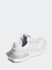 adidas Golf S2G 25 Leather Spikeless White and Silver Shoes - Image 4 of 9
