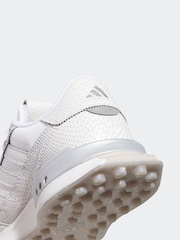 adidas Golf S2G 25 Leather Spikeless White and Silver Shoes - Image 7 of 9