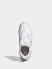 adidas Golf S2G 25 Leather Spikeless White and Silver Shoes - Image 8 of 9