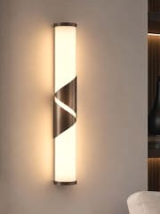 Searchlight Bronze Marvello Opal Glass 37cm LED Bathroom Light - Image 1 of 4