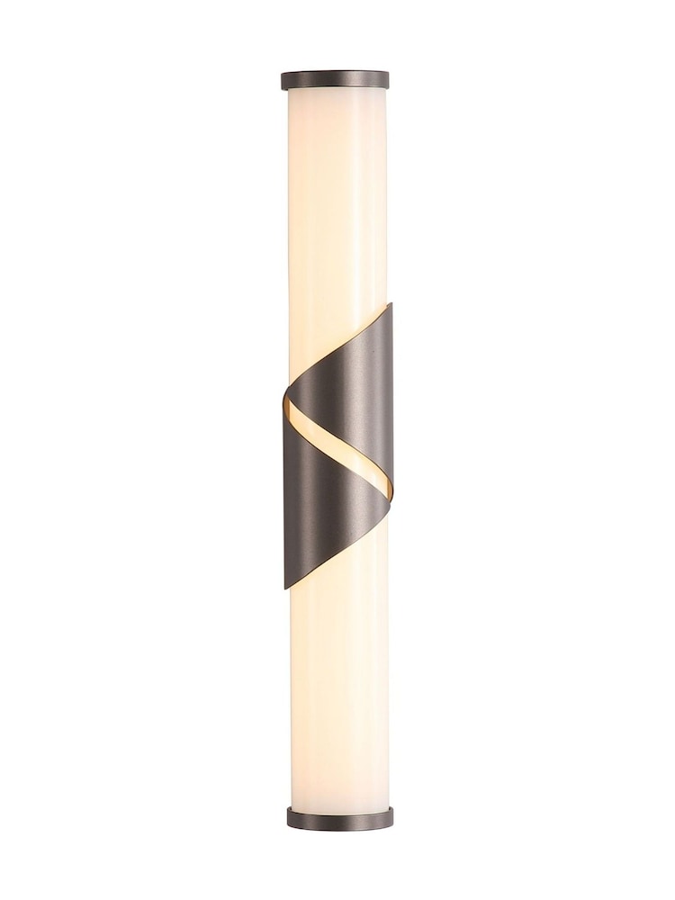 Searchlight Bronze Marvello Opal Glass 37cm LED Bathroom Light - Image 2 of 4