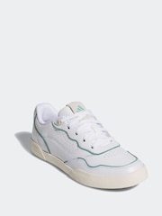 adidas Golf Retrocross 25 Spikeless White/Blue Shoes - Image 3 of 8