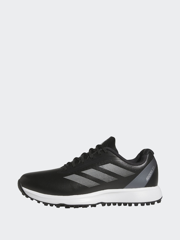 adidas Golf Kids Adizero ZG Spikeless Black/Pewter Trainers - Image 10 of 10 adidas Golf Kids Adizero ZG Spikeless Black/Pewter Trainers - Image 10 of 10