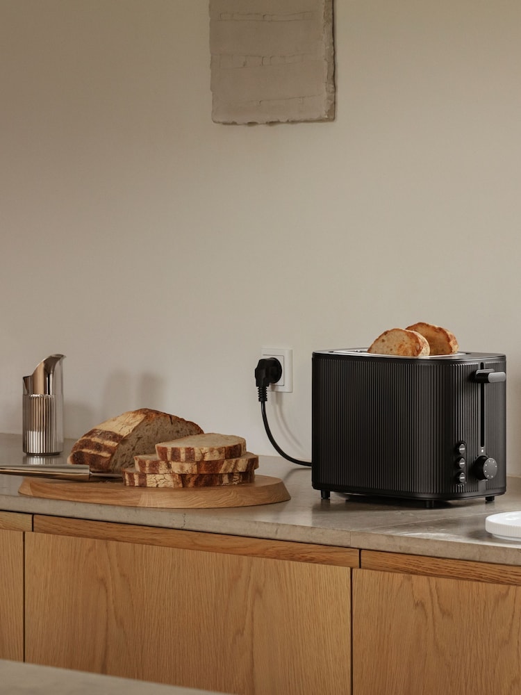 Georg Jensen Black Bernadotte 2 Slice Toaster - Image 1 of 5