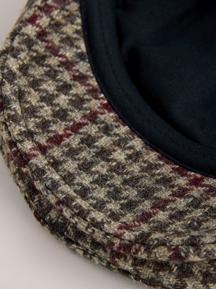 Grey Check Flat Cap (1-16yrs) - Image 3 of 3