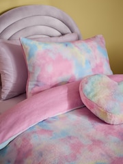 Multi Ombre Cosy Fleece Duvet Cover and Pillowcase Set - Image 3 of 6