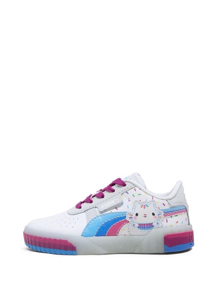 Puma x Gabby's Dollhouse White Kids Girls Cali Sneakers - Image 2 of 6