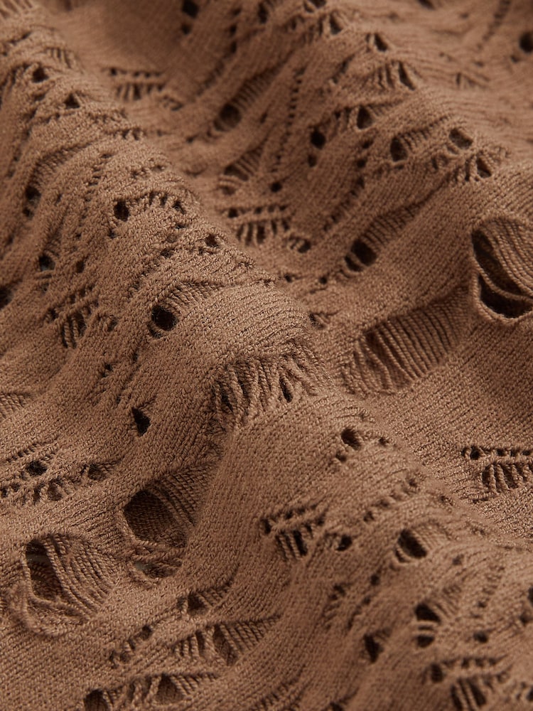 Atelier Lace-Knit High-Neck Bodysuit - Image 6 of 6