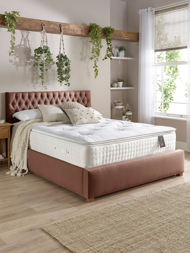 Aspire Furniture 3000 Pocket Climate Cool Wool Pillowtop Mattress - Image 1 of 4