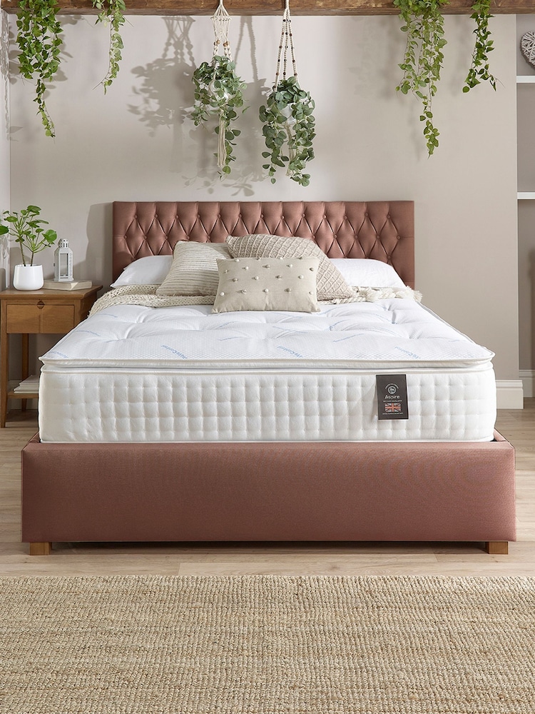 Aspire Furniture 3000 Pocket Climate Cool Wool Pillowtop Mattress - Image 2 of 4