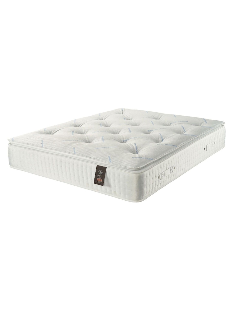 Aspire Furniture 3000 Pocket Climate Cool Wool Pillowtop Mattress - Image 4 of 4