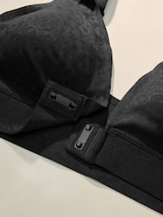 Black Adaptive Animal Jaquard Bralette - Image 6 of 6