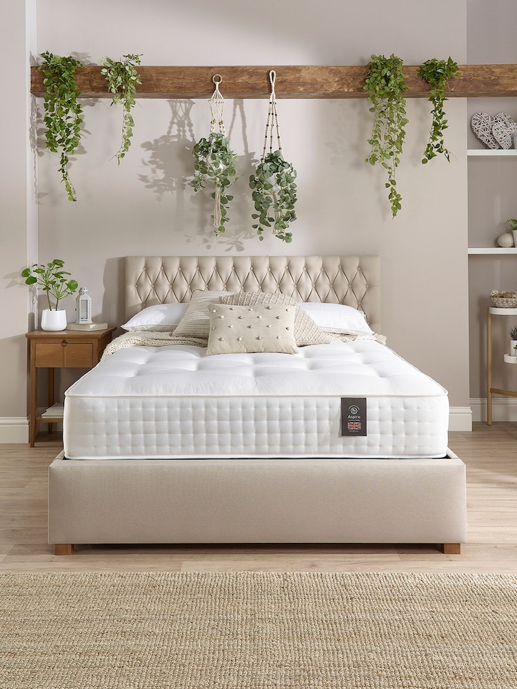 Aspire Furniture 3000 Pocket Wool Cashmere & Silk Mattress - Image 2 of 4