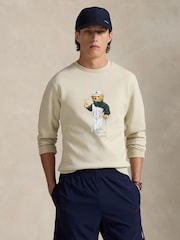 Ralph Lauren Natural Bear Knit Sweatshirt - Image 1 of 5
