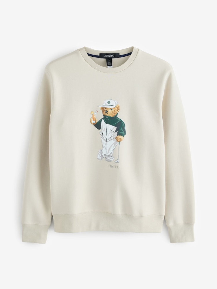Ralph Lauren Natural Bear Knit Sweatshirt - Image 5 of 5