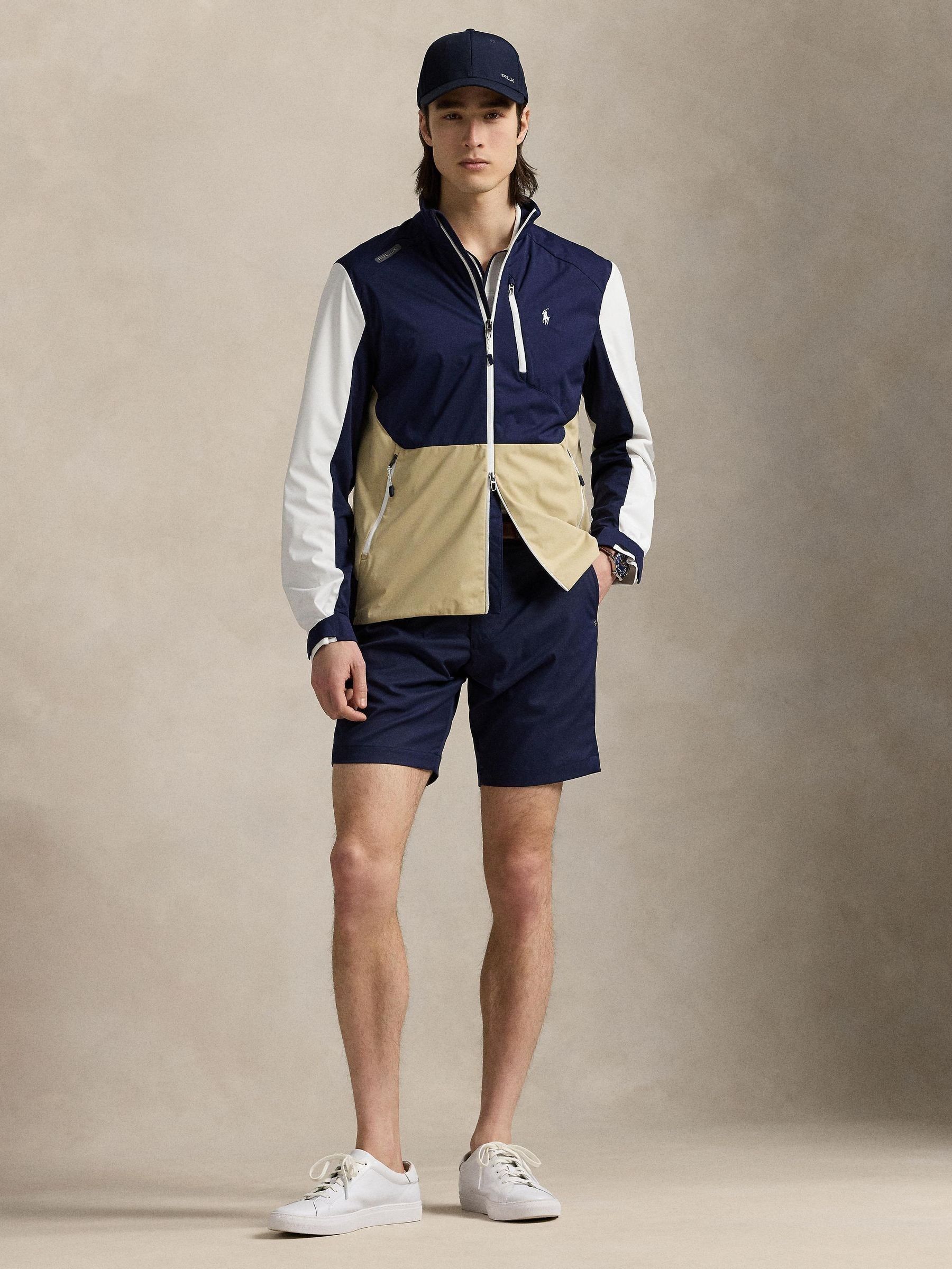 Buy Ralph Lauren RLX Blue Woven Full Zip Jacket from Next USA