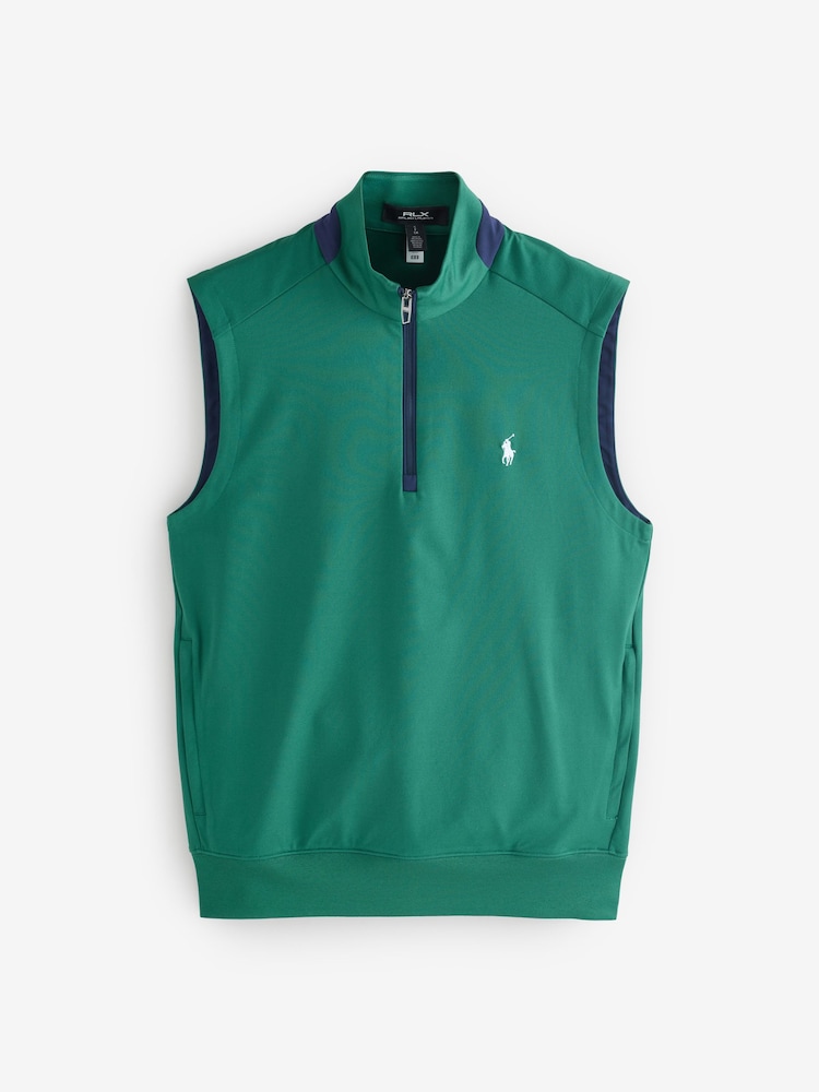 Ralph Lauren RLX Luxury Jersey Quarter Zip Vest - Image 5 of 5
