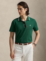 Ralph Lauren RLX Performance Pique Knit Polo Shirt - Image 1 of 5