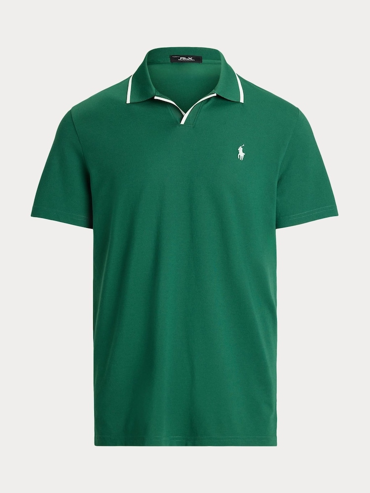 Ralph Lauren RLX Performance Pique Knit Polo Shirt - Image 5 of 5