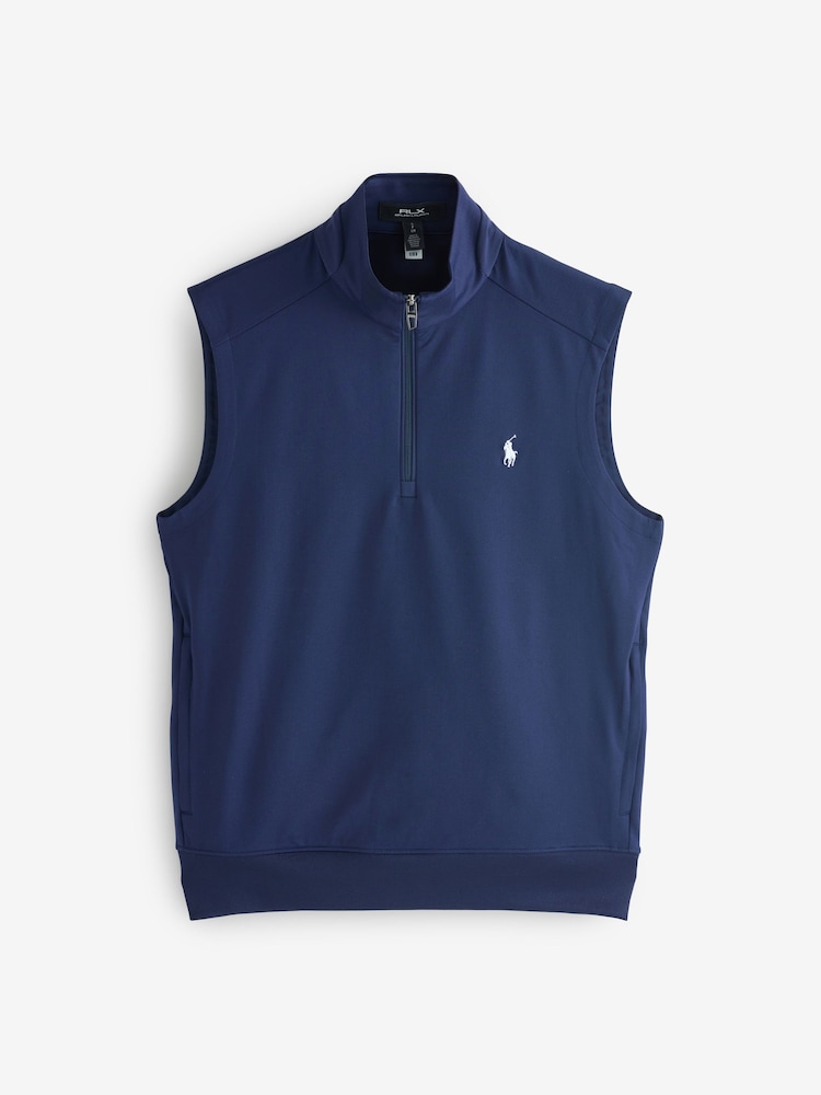 Ralph Lauren RLX Luxury Jersey Quarter Zip Vest - Image 5 of 5