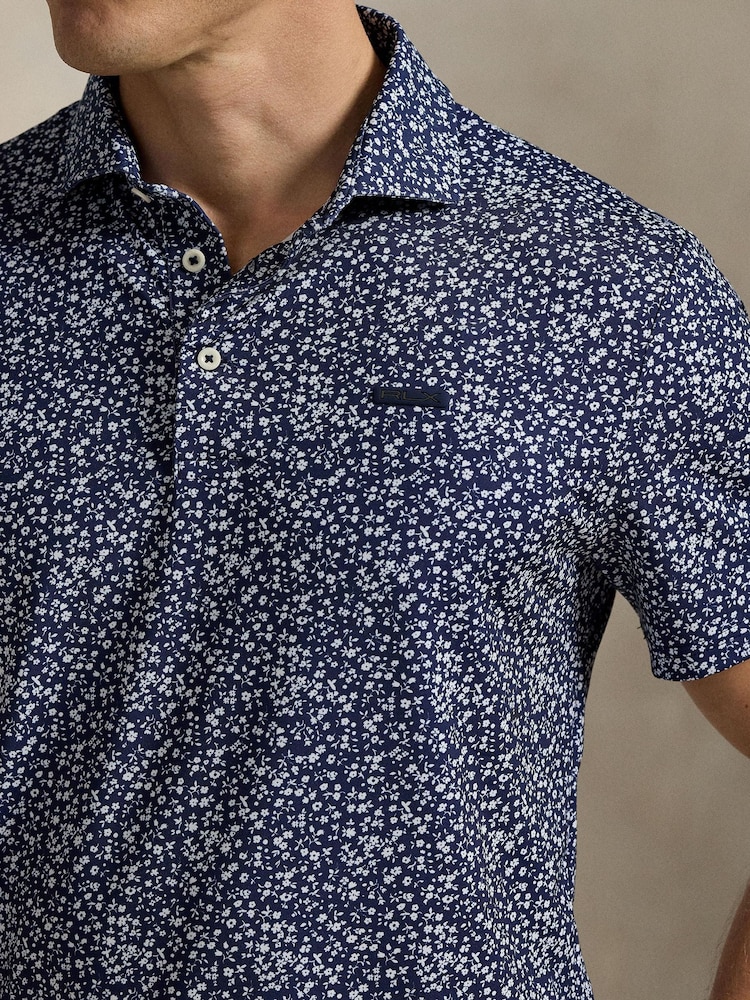 Ralph Lauren RLX Printed Golf Polo Shirt - Image 5 of 6