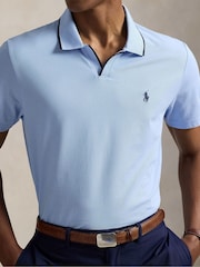 Ralph Lauren RLX Performance Pique Knit Polo Shirt - Image 3 of 5