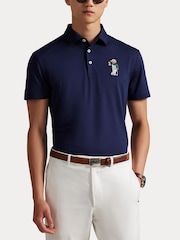 Blau - Ralph Lauren RLX Bear Polo Shirt - Bild 5 von 8
