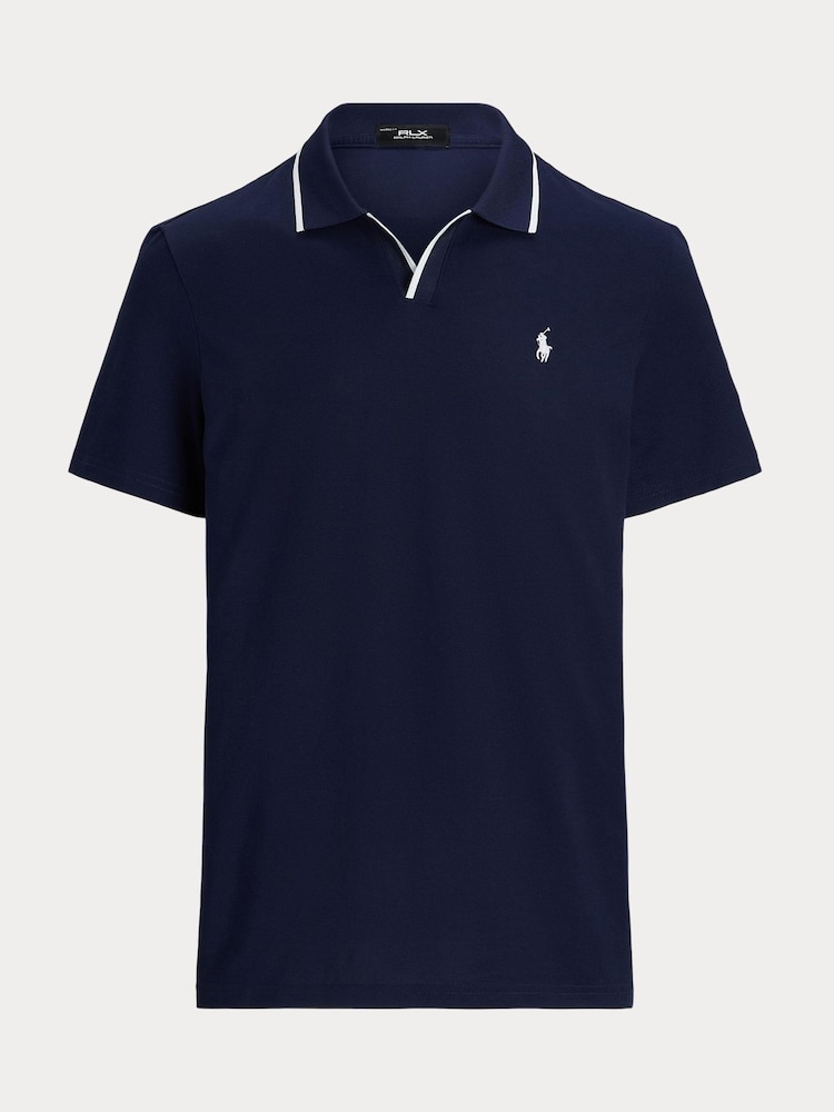 Ralph Lauren RLX Performance Pique Knit Polo Shirt - Image 6 of 6